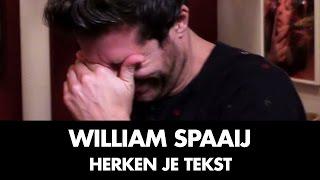 William Spaaij herkent zijn eigen teksten niet | Herken Je Tekst