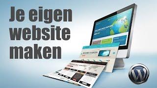 Je eigen website maken in Wordpress