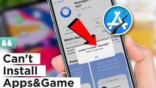 Fix iPhone Apps Not Downloading | Unable To Install Games and Apps from App Store