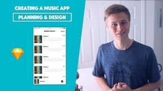 Creating a Music App! (Pt. 1 | Planning & Design w/ Sketch)