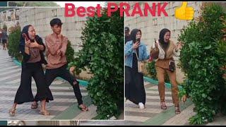 Bushman prank, funny prank just for laughing, Indonesia Jakarta