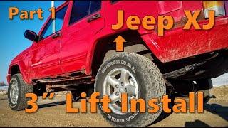 Jeep Cherokee XJ 3" Suspension Lift Install | Part 1 of 2 | Rough Country