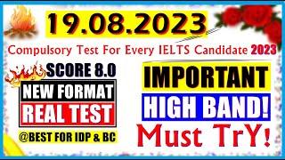 IELTS LISTENING PRACTICE TEST 2023 WITH ANSWERS | 19.08.2023