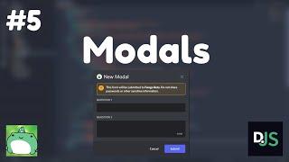 Discord.js Modals | V13 | Slash Command