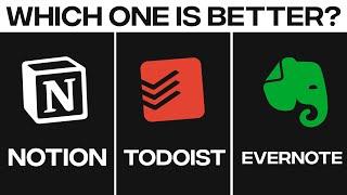 Notion Vs Todoist Vs Evernote | Which One Is Better For Task Management?