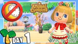 RICOMINCIO Animal Crossing SENZA FARE TIME TRAVEL - GIORNO 1