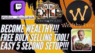 Path Of Exile - Bulk Selling Tool / Better Than TFT / Faster / Be Wealthy In 3.24 / 5 Second Setup