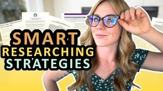 The BEST strategies for doing academic research