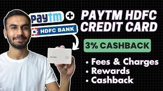 Paytm HDFC Credit Card | Best Paytm Credit Card | Paytm HDFC Bank Credit Card Benefits