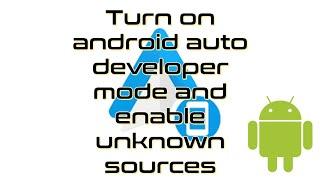 Turn on android auto developer mode and enable unknown sources for apps android auto.