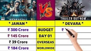 Devara vs Jawan Box Office Collection Day 1, devara 1st day collection, devara budget | Jr. NTR