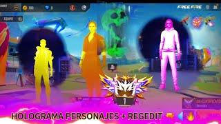 SAIUU ️; HOLOGRAMA PERSONAJES + REGEDIT  CHICO SRT 