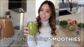 Drink THESE 3 Drinks to Balance Hormones & Increase Energy | Healthy Smoothie Recipes 🫶