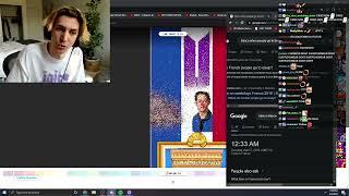 xQc argues in French with French Streamer about r/Place Reddit