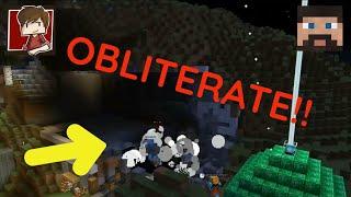 "OBLITERATE!!" Grian and SmallishBeans blow up xBCrafted (BOTH POVs) Hermitcraft Season 10