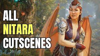 Mortal Kombat 1 ALL NITARA Character Cutscenes (Megan Fox)