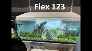 Монтаж аранжиране и стартиране на растителен аквариум Fluval Flex 123 засаждане и подбор на растения