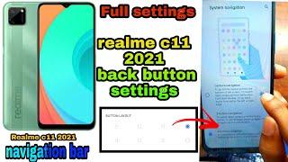 realme c11 2021 back button settings // Realme c11 2021 navigation bar