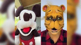 TikTok Mickey Mouse Reacts (TRY NOT TO LAUGH CHALLENGE) PART 5 @HassanKhadair Mickey Puppet