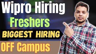 Wipro Hiring 2023 Batch | OFF Campus Job Drive For 2024 , 2023 , 2022 Batch Hiring | Fresher