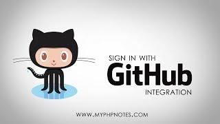 PHP - Sign in with GitHub - OAuth Integration