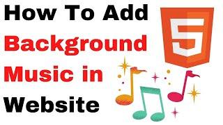 How To Add Background Music In Website - Hindi / Urdu