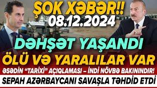 TƏCİLİ! Əsas xəbərlər 08.12.2024 (Xəbər Bələdcisi) xeberler, son xeberler bugun 2024