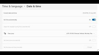 Windows 11- How To Change Date, Time And Time Zone