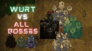 Chaos Unleashed! Wurt and Merm Army Wipe Out Every Boss !!- Dont Starve Together