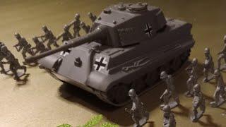 (Gray Army Base) Stopmotion #plasticarmymen #mustwatch