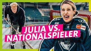 Halte einen Eishockey-Schuss vom Profi des ERC Ingolstadt || Das schaffst du nie