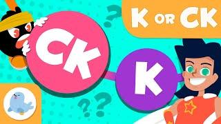 K or CK ️ GRAMMAR and SPELLING for Kids Superlexia ⭐ Episode 15