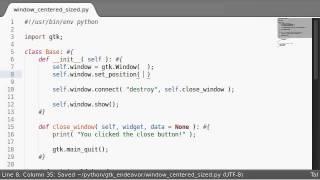 Python [gtk] 03 Window Sizes and Position