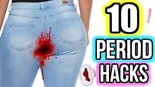 10 Period Hacks Every Girl NEEDS To Know! DIYS + HACKS