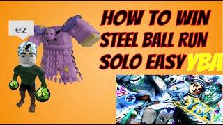 [YBA] How To Win Steel Ball Run Solo For Noobs