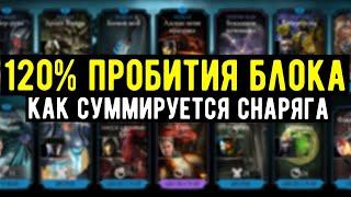 120% БЛОКБРЕЙКЕРА И КРИТИЧЕСКОГО УРОНА/ КАК СУММИРУЕТСЯ СНАРЯЖЕНИЕ В Mortal Kombat Mobile