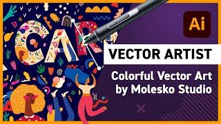 Talented Vector Illustrators #1 - Molesko Studio