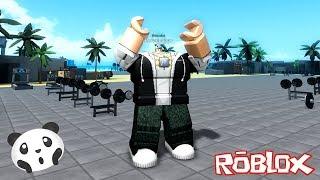 EN GÜÇLÜ BİZİZ!!! Panda ile Roblox Weight Lifting Simulator 3