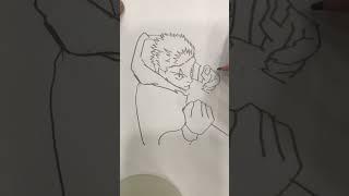 Yuji itadori #foryou #fyo #shorts #viral #trending #yt #jjk #drawing #sketch #yujiitadori #anime #yt