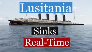 Lusitania Real Time Sinking Animation