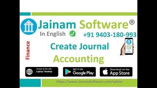 Accounting entries Ledger and Journal /Jainam software