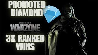 Getting Promoted to Diamond [3x Wins] #warzone #warzone3 #callofduty