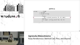 Agnieszka Małaszkiewicz - Ruby Rendezvous: Method Call, Proc, and Beyond - wroc_love.rb 2023