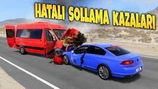 HATALI SOLLAMA KAZALARI // PASSAT PERT ETTİM / BeamNG.drive