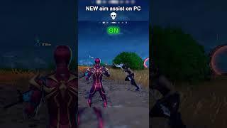 NEW AIM ASSIST ON MOUSE + KEYBOARD SETTING #thrxve #fortnite #glitch