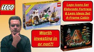 Retiring Lego Icons Eldorado Fortress & Lego Ideas A-Frame Cabin - Worth investing in or not?