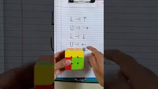 how to solve the 3 by 3 rubik's cube [easy]...#shorts