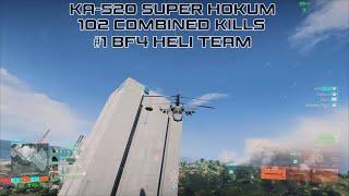 BATTLEFIELD 2042 | KA-520 Attack Heli 102 Kills Combined! | #1 BF4 Heli Team Plays Beta