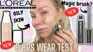 *New* L'OREAL TRUE MATCH SUPER BLENDABLE FOUNDATION & TELESCOPIC LIFT MASCARA  WEAR TEST & REVIEW