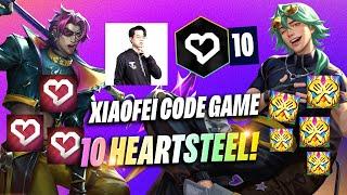 XIAOFEI CODE GAME TOP 1 MÃN NHÃN VỚI ĐỘI HÌNH 10 HEARTSTEEL CÙNG 3 ẤN HEARTSTEEL CỰC ẢO MA